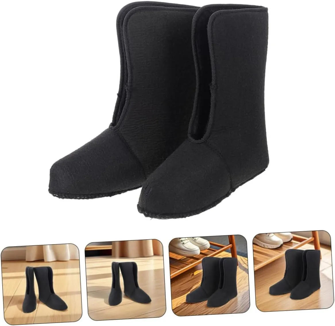 Milisten Waterproof Snow Boot Liner Man Boots Liner Warm Boot Liners Winter Walking Liners Boot Liner Thick Cozy