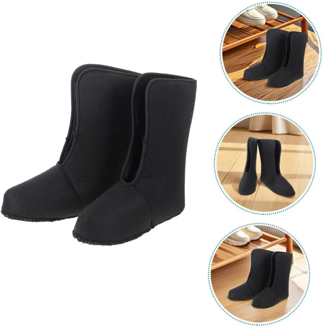 Milisten Waterproof Snow Boot Liner Man Boots Liner Warm Boot Liners Winter Walking Liners Boot Liner Thick Cozy