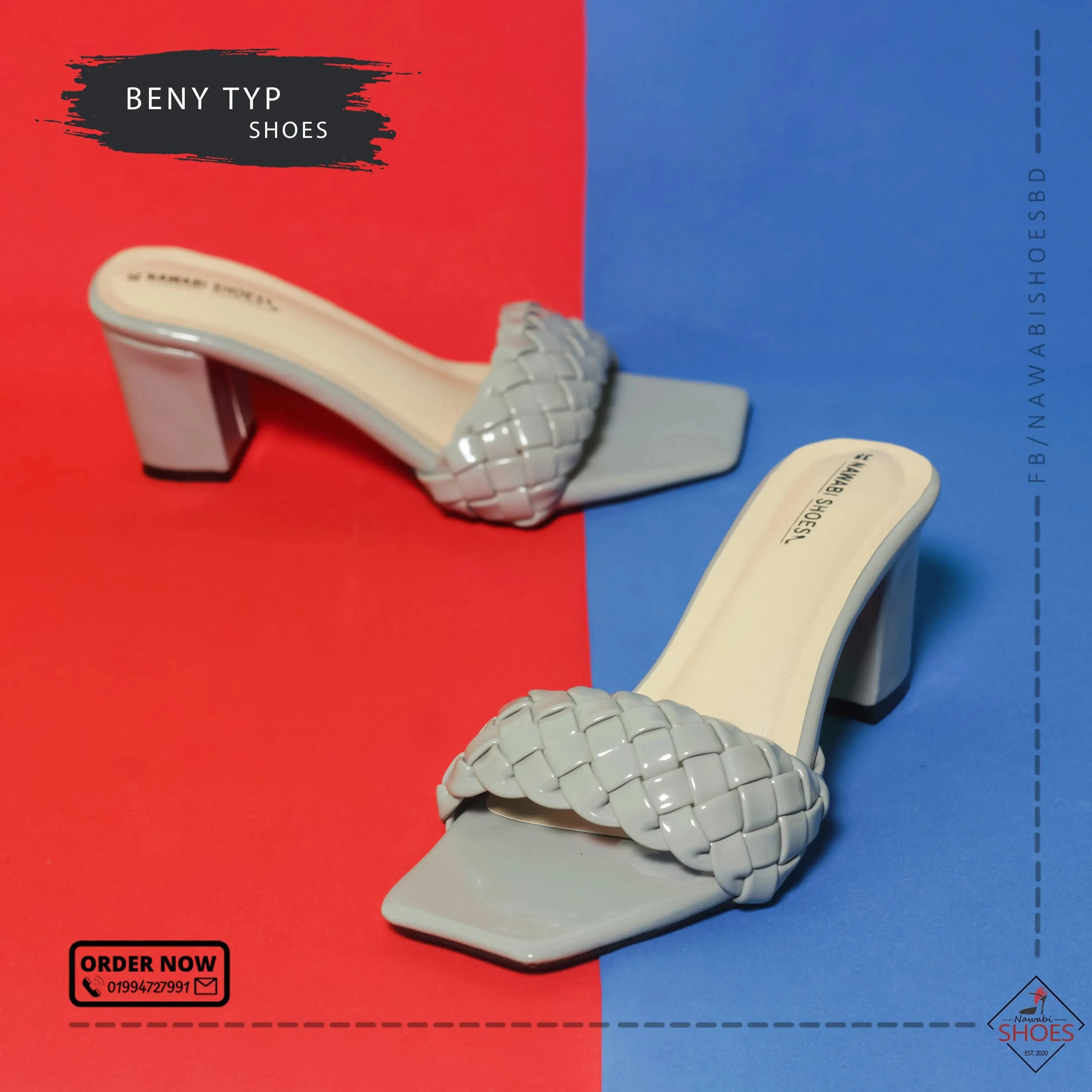Modern Block Heels Luxury Shoes | Nawabi Shoes BD