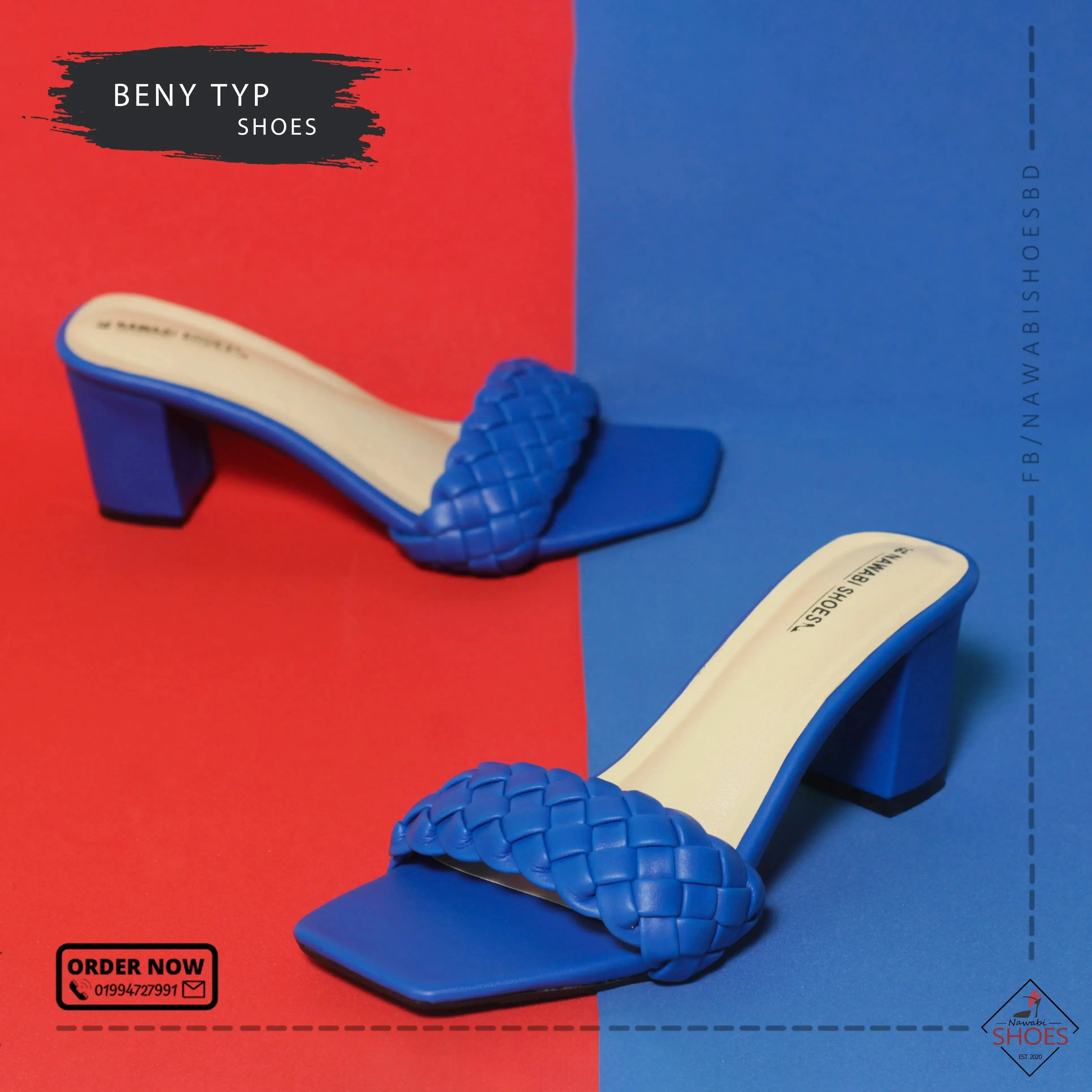 Modern Block Heels Luxury Shoes | Nawabi Shoes BD
