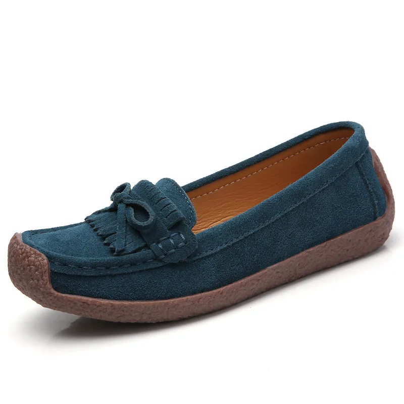 Nanccy Wild Beef Tendon Flat Bottom Shoes