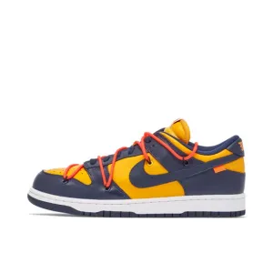 Nike Dunk Low x Off White University Gold Midnight Navy – Pre Order