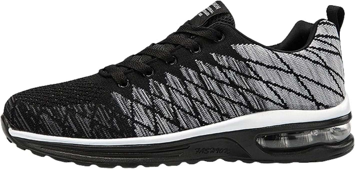 Non Slip Work Shoes for Men Walking Shoes Lightweight Breathable Slip On Running Shoes Workout Tennis Fashion Sneakers