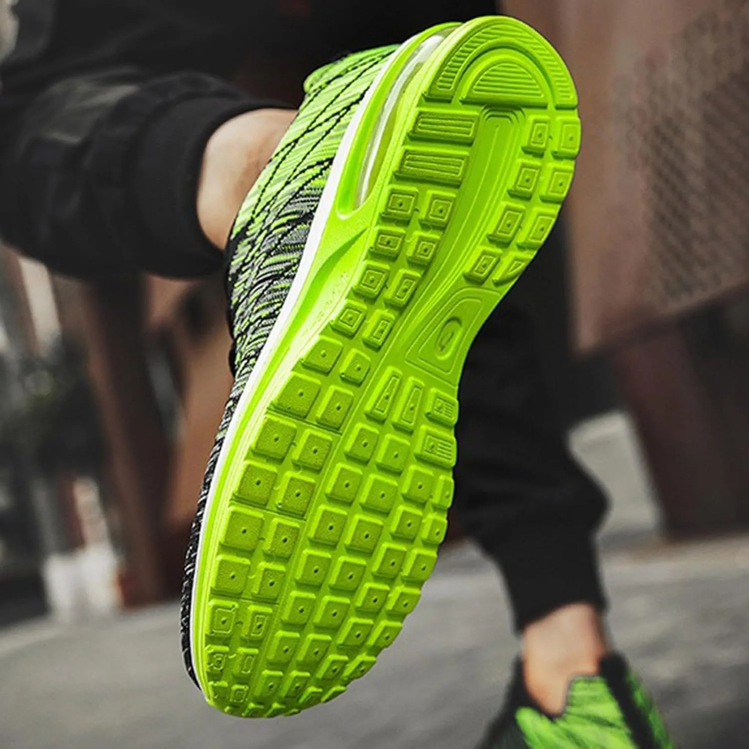 Non Slip Work Shoes for Men Walking Shoes Lightweight Breathable Slip On Running Shoes Workout Tennis Fashion Sneakers