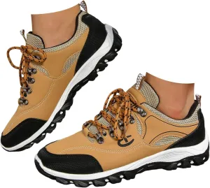 Non Slip Work Shoes for Men Walking Shoes Lightweight Breathable Slip On Running Shoes Workout Tennis Fashion Sneakers