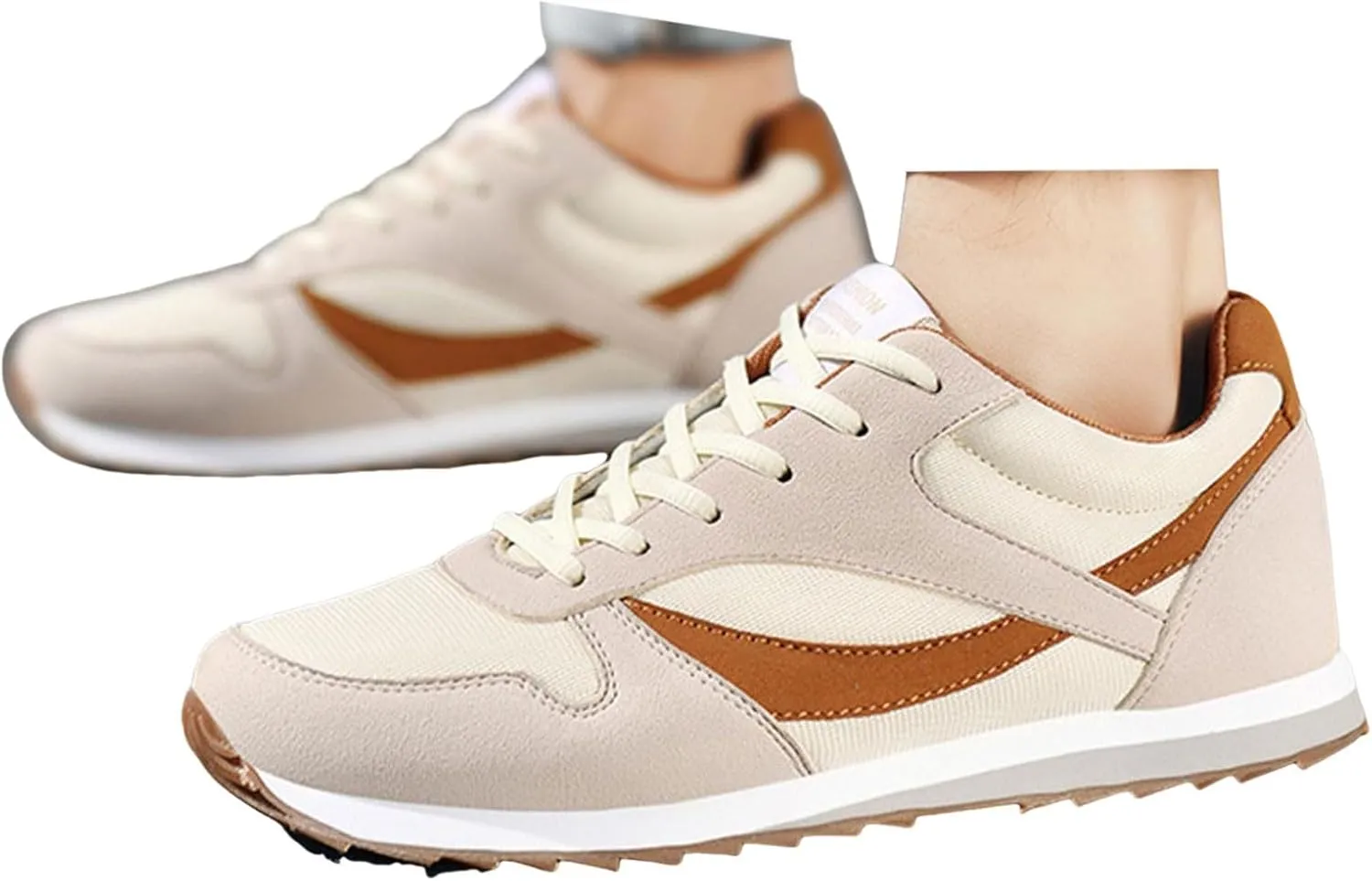 Non Slip Work Shoes for Men Walking Shoes Lightweight Breathable Slip On Running Shoes Workout Tennis Fashion Sneakers