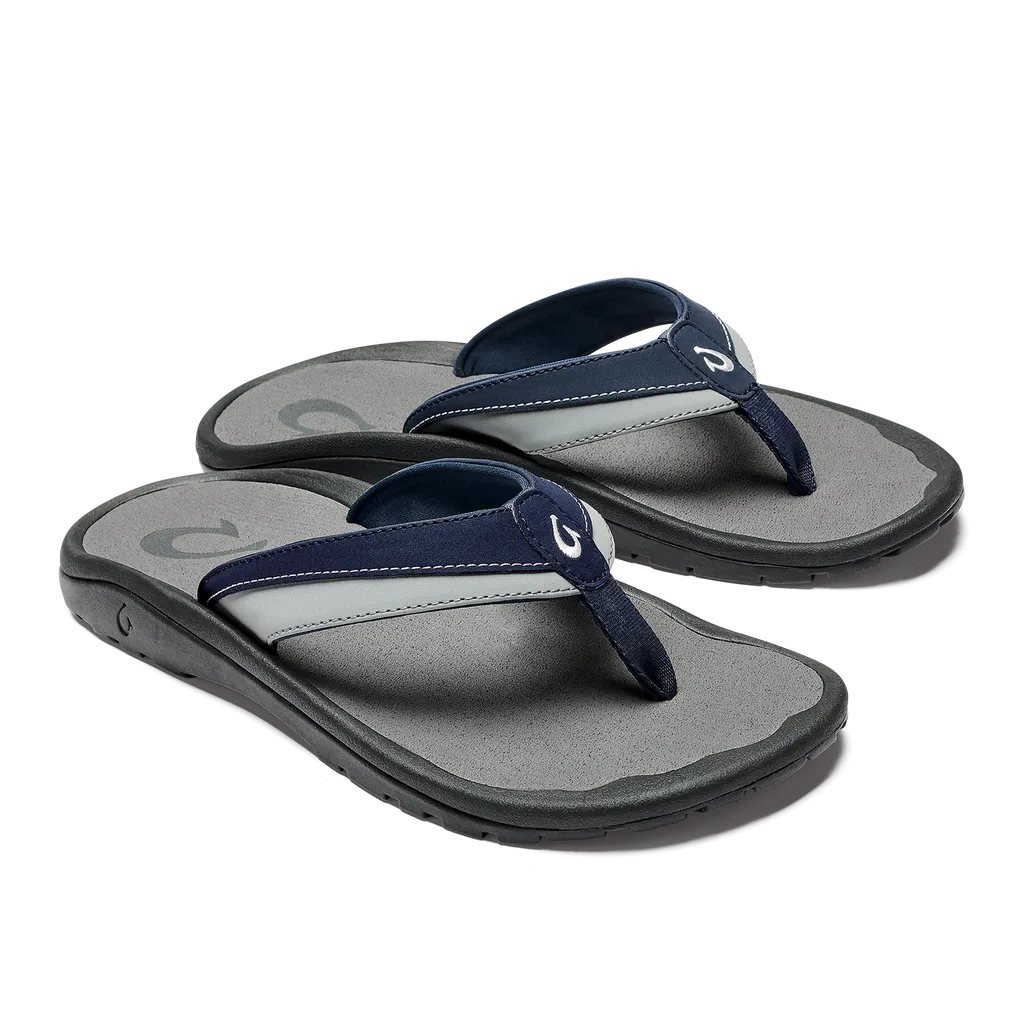 Olukai Ohana Koa Sandal Trench Blue Poi Men's