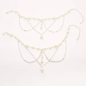 Ora Bridal Pearl Anklets