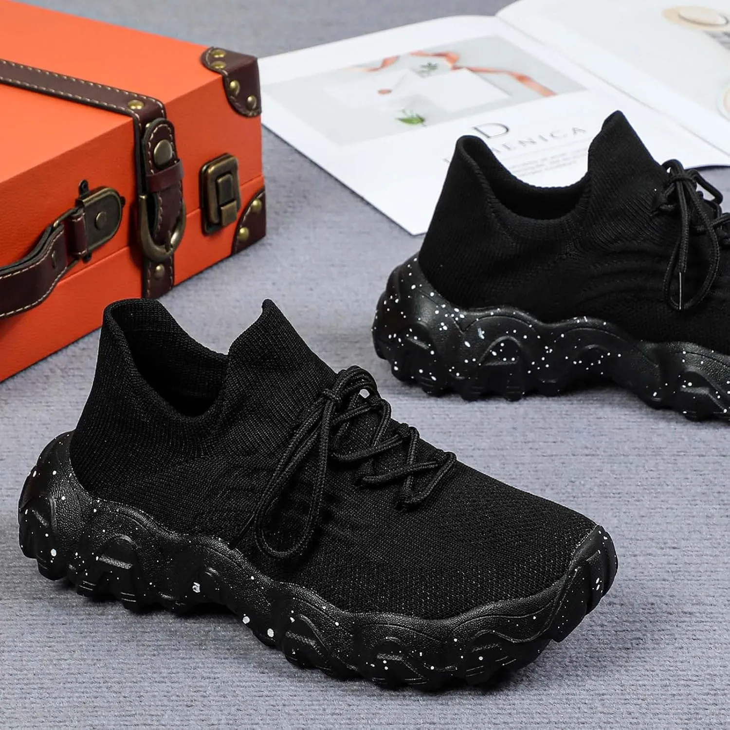 Ortho Pro Shoes for Women, Nurse Babe Tennis Shoes Ortho Pro Classic Sneaker Women's Mesh Orthopedic Walking Sneakers