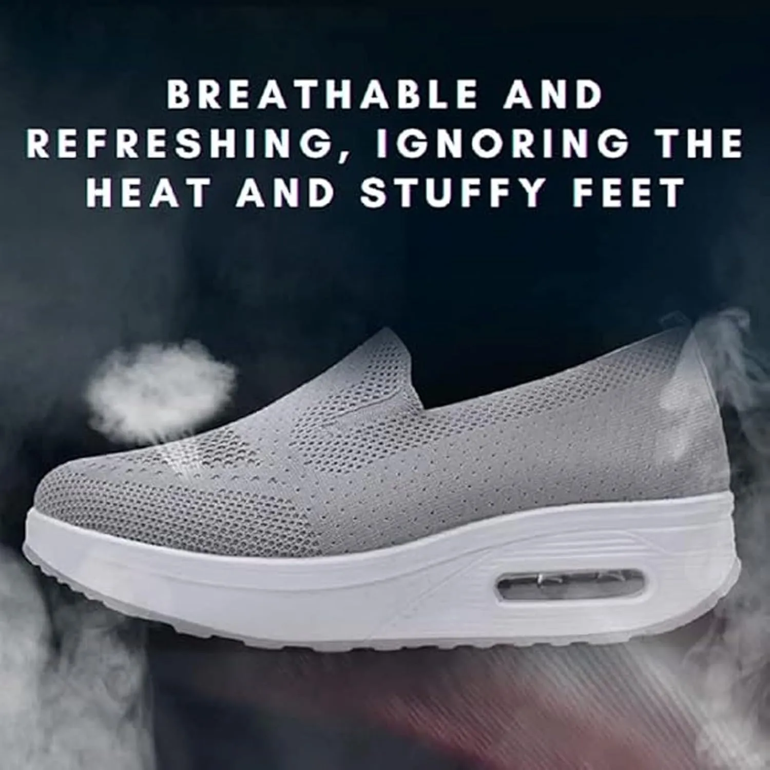 Orthopedic Shoes for Women Diabetic Breathable Soft Slip On Indoor Outdoor Casual Walking Shoe 2025 New