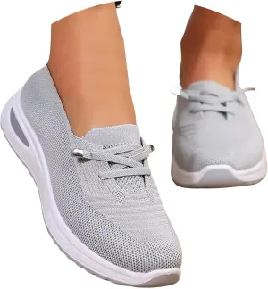 Orthopedic Shoes for Women, Women Wide Width Breathable Walking Comfortable Slip on Sneakers, Non Slip Food Service Lightweight Sneaker, Nurse Shoes Arch Support Sneakers