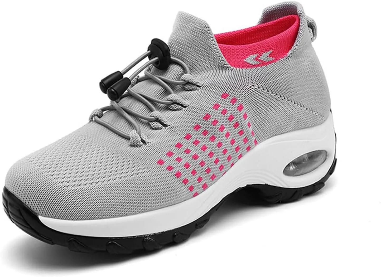Orthowear Shoes for Women Lightweight Comfortable Stretch Cushion Sneakers Athletic Mesh Hollow Out Platform Loafers Slip On Air Wear Nurse Shoes