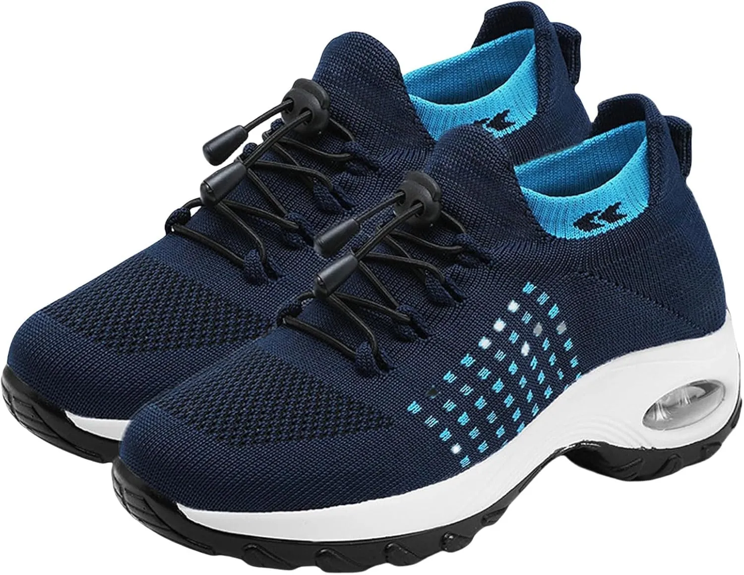 Orthowear Shoes for Women Lightweight Comfortable Stretch Cushion Sneakers Athletic Mesh Hollow Out Platform Loafers Slip On Air Wear Nurse Shoes