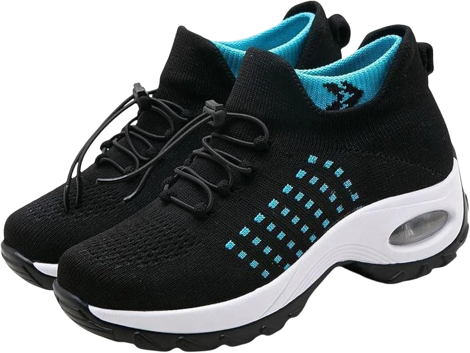 Orthowear Shoes for Women Lightweight Comfortable Stretch Cushion Sneakers Athletic Mesh Hollow Out Platform Loafers Slip On Air Wear Nurse Shoes
