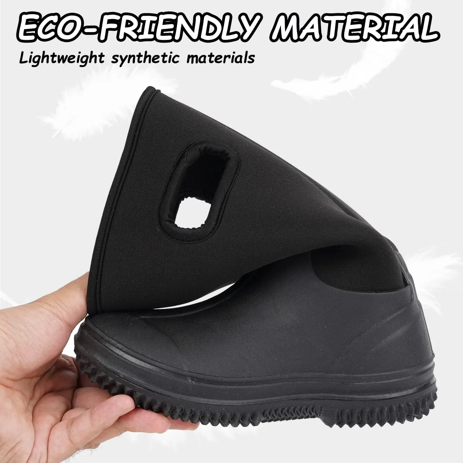 Outee Toddler Kids Warm Waterproof Neoprene Rain Boots