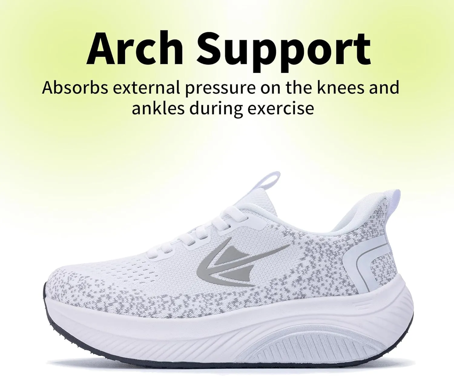 PERSOUL Wide Toe Box Shoes Women Walking Shoes with Arch Support Comfortable Wide Width Tennis Sneakers for Plantar Fasciitis Relief US 6-11