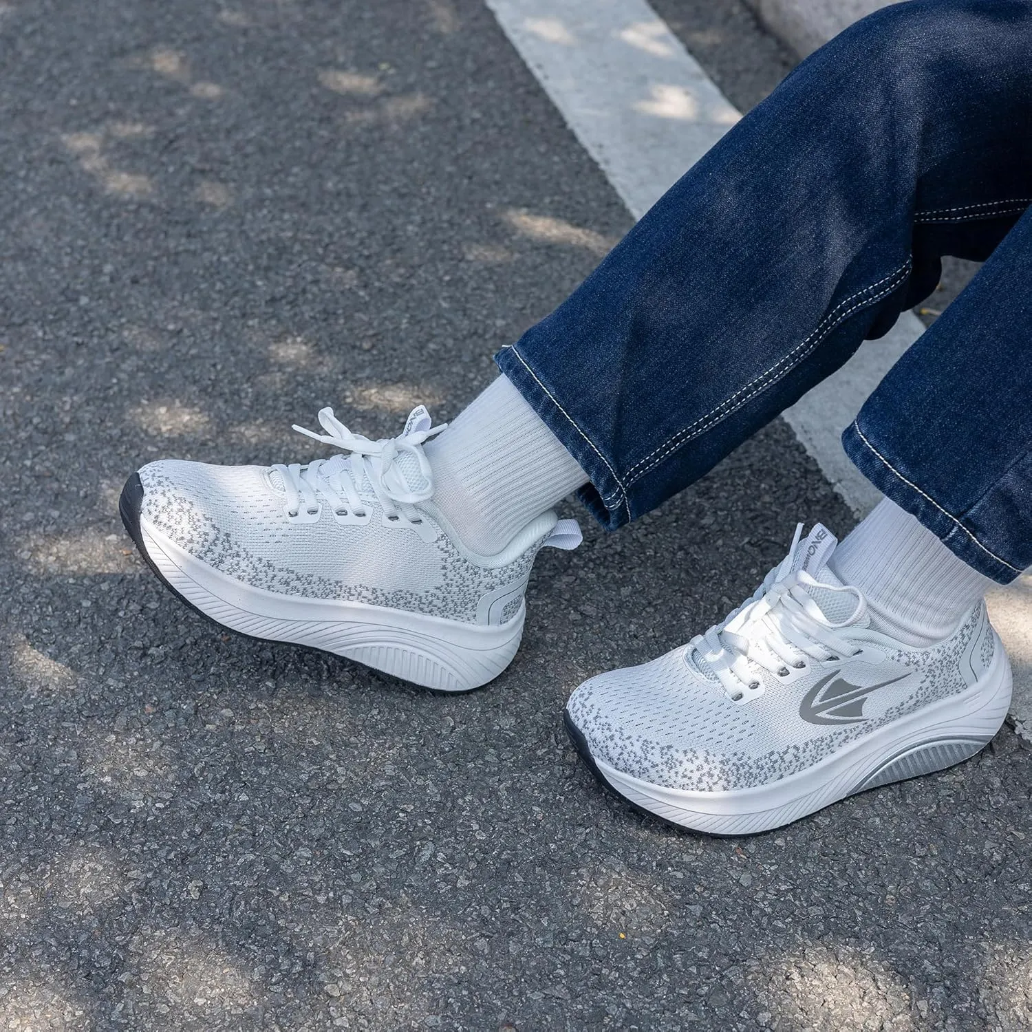 PERSOUL Wide Toe Box Shoes Women Walking Shoes with Arch Support Comfortable Wide Width Tennis Sneakers for Plantar Fasciitis Relief US 6-11