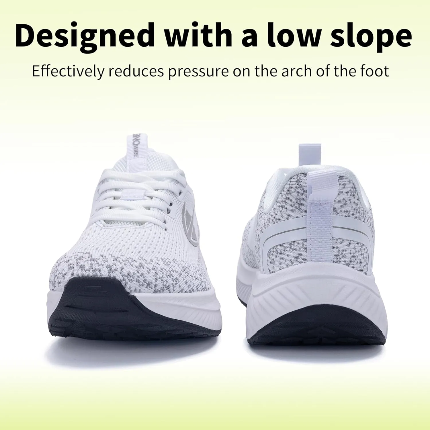 PERSOUL Wide Toe Box Shoes Women Walking Shoes with Arch Support Comfortable Wide Width Tennis Sneakers for Plantar Fasciitis Relief US 6-11