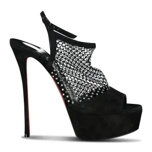 Plougesta Alta Strass Fishnet Heels