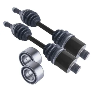 Polaris Rear CV Axles & Wheel Bearings Set Sportsman 1380240 1380197