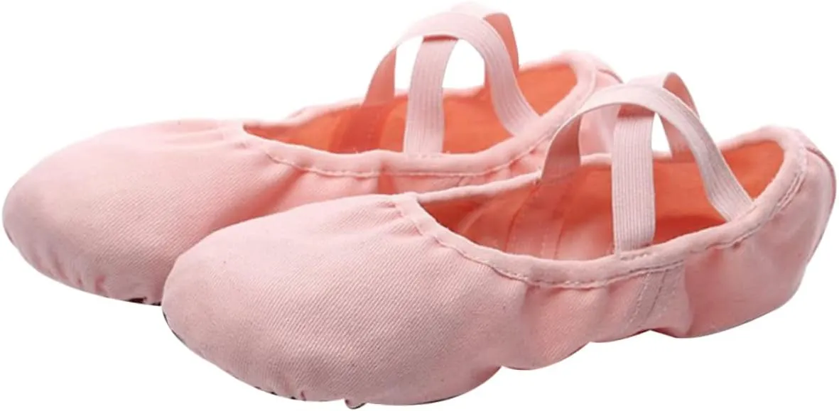 Professional Ballet Dance Shoes for Adult Breathable Material Comfortable Fit Elastic Band Suitable for Yoga Folk Modern Ballroom Jazz Dance