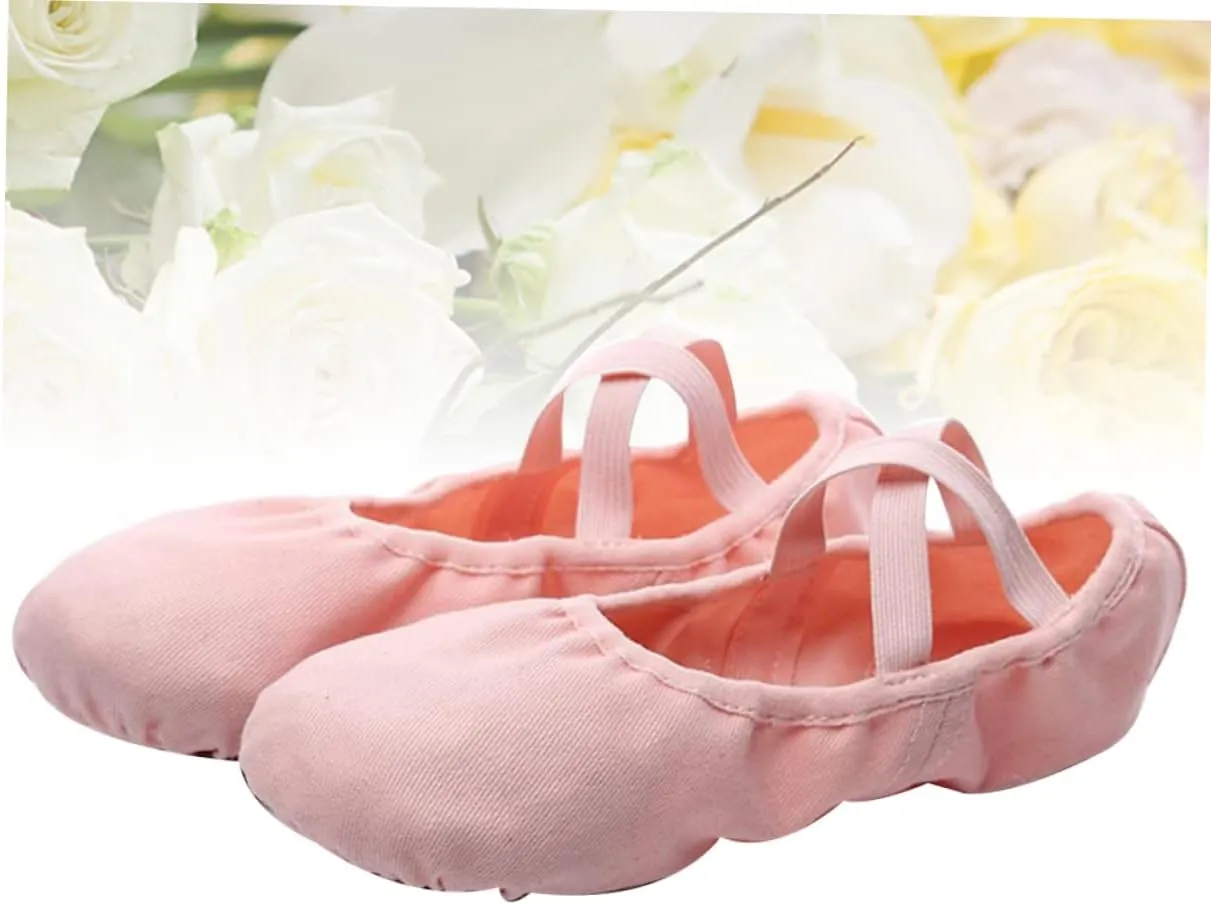 Professional Ballet Dance Shoes for Adult Breathable Material Comfortable Fit Elastic Band Suitable for Yoga Folk Modern Ballroom Jazz Dance