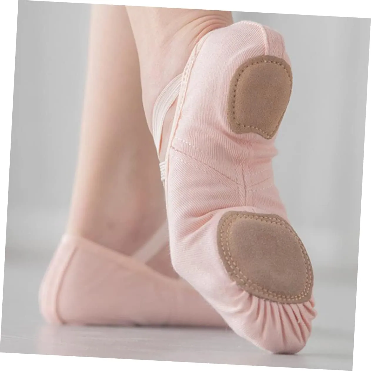 Professional Ballet Dance Shoes for Adult Breathable Material Comfortable Fit Elastic Band Suitable for Yoga Folk Modern Ballroom Jazz Dance