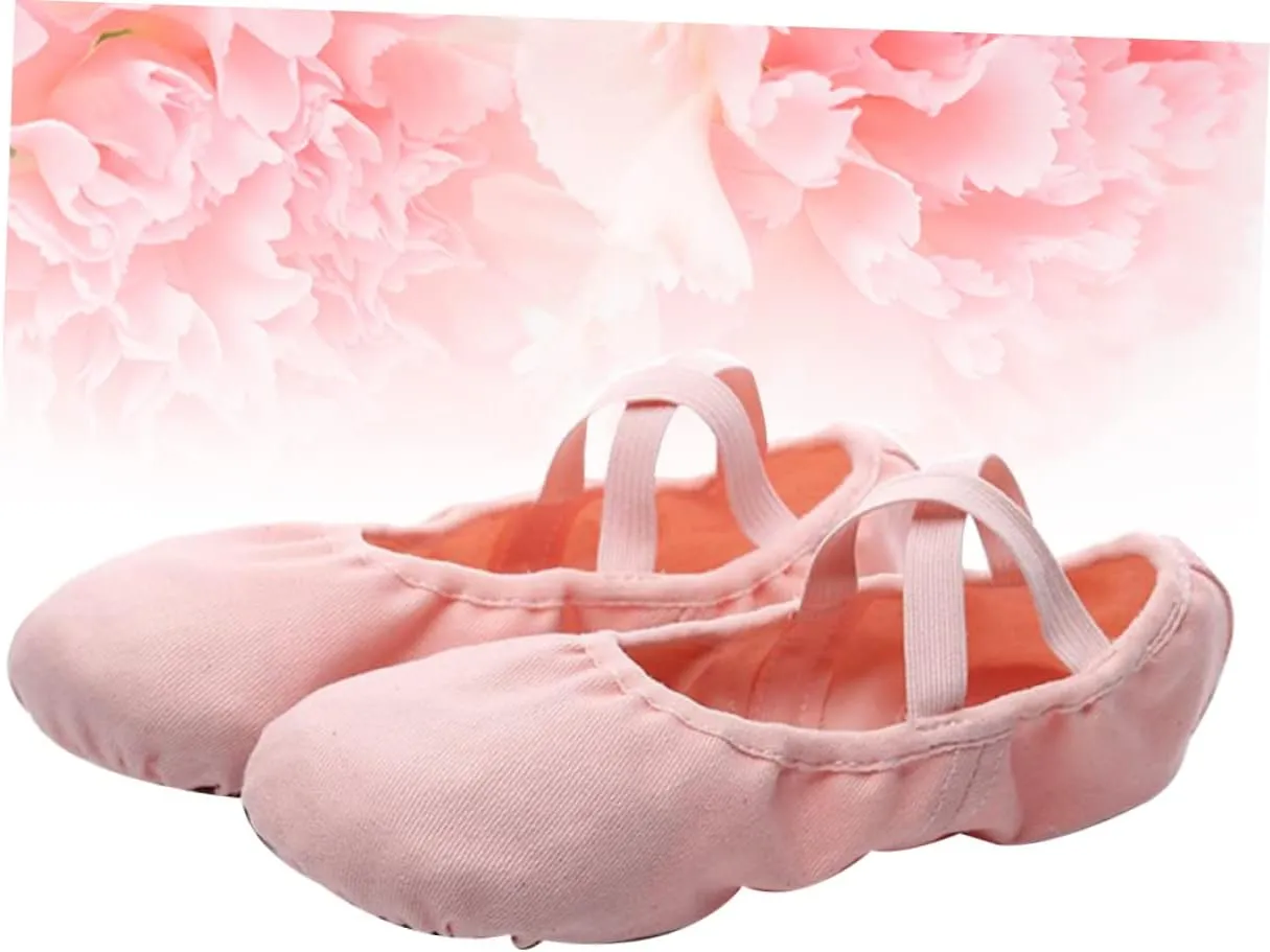 Professional Ballet Dance Shoes for Adult Breathable Material Comfortable Fit Elastic Band Suitable for Yoga Folk Modern Ballroom Jazz Dance