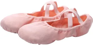 Professional Ballet Dance Shoes for Adult Breathable Material Comfortable Fit Elastic Band Suitable for Yoga Folk Modern Ballroom Jazz Dance