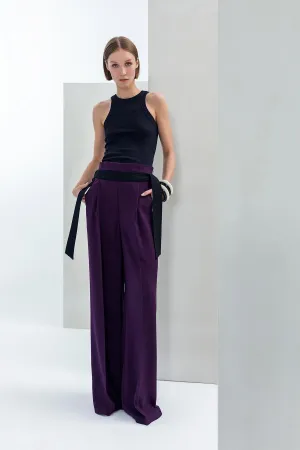 Purple Palazzo Trousers