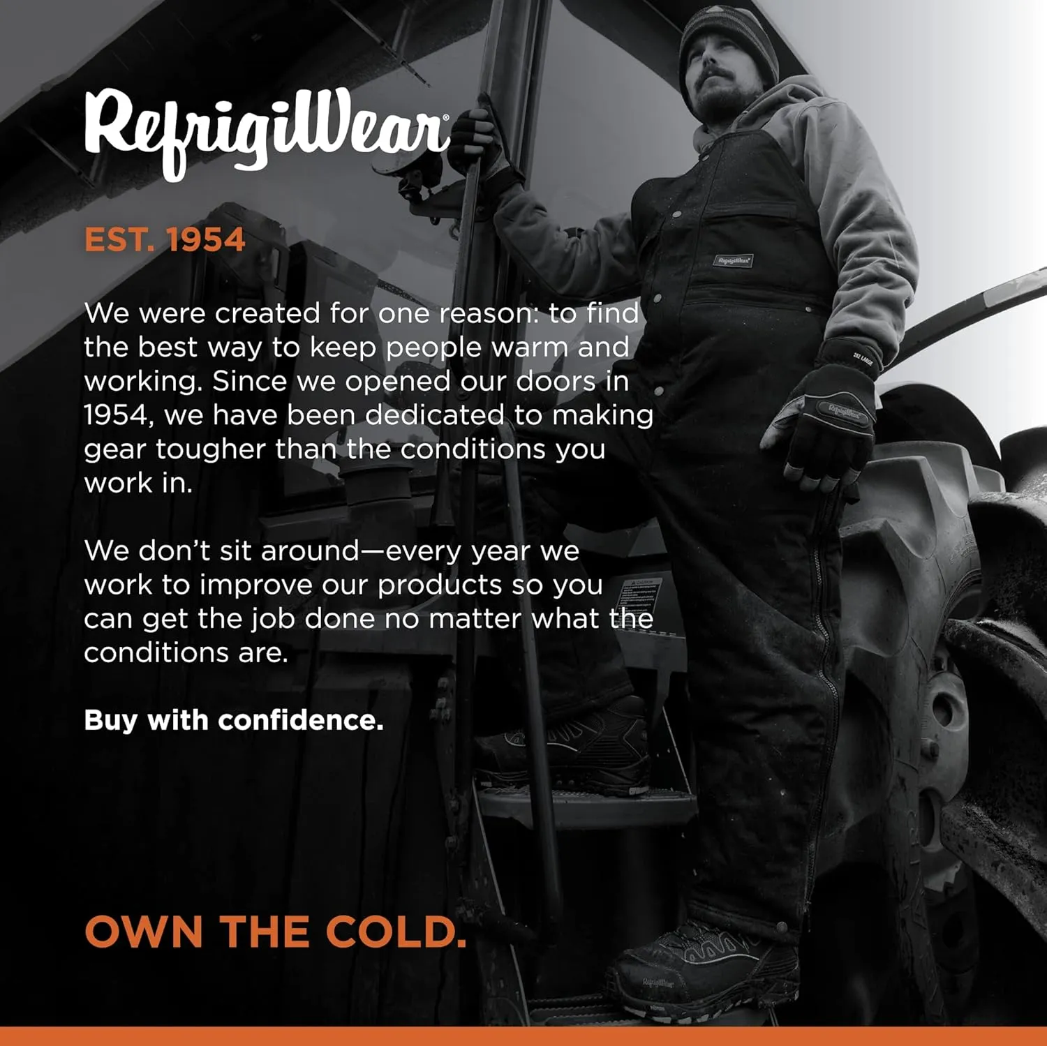 RefrigiWear Mens PolarForce Hiker Boots, Insulated Work Boots, -30F Comfort Rating