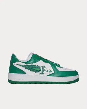 Rocket White / Green Low Top Sneakers