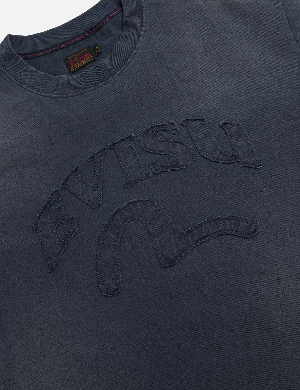 Seagull and Logo Appliqué Embroidery Relax Fit T-Shirt