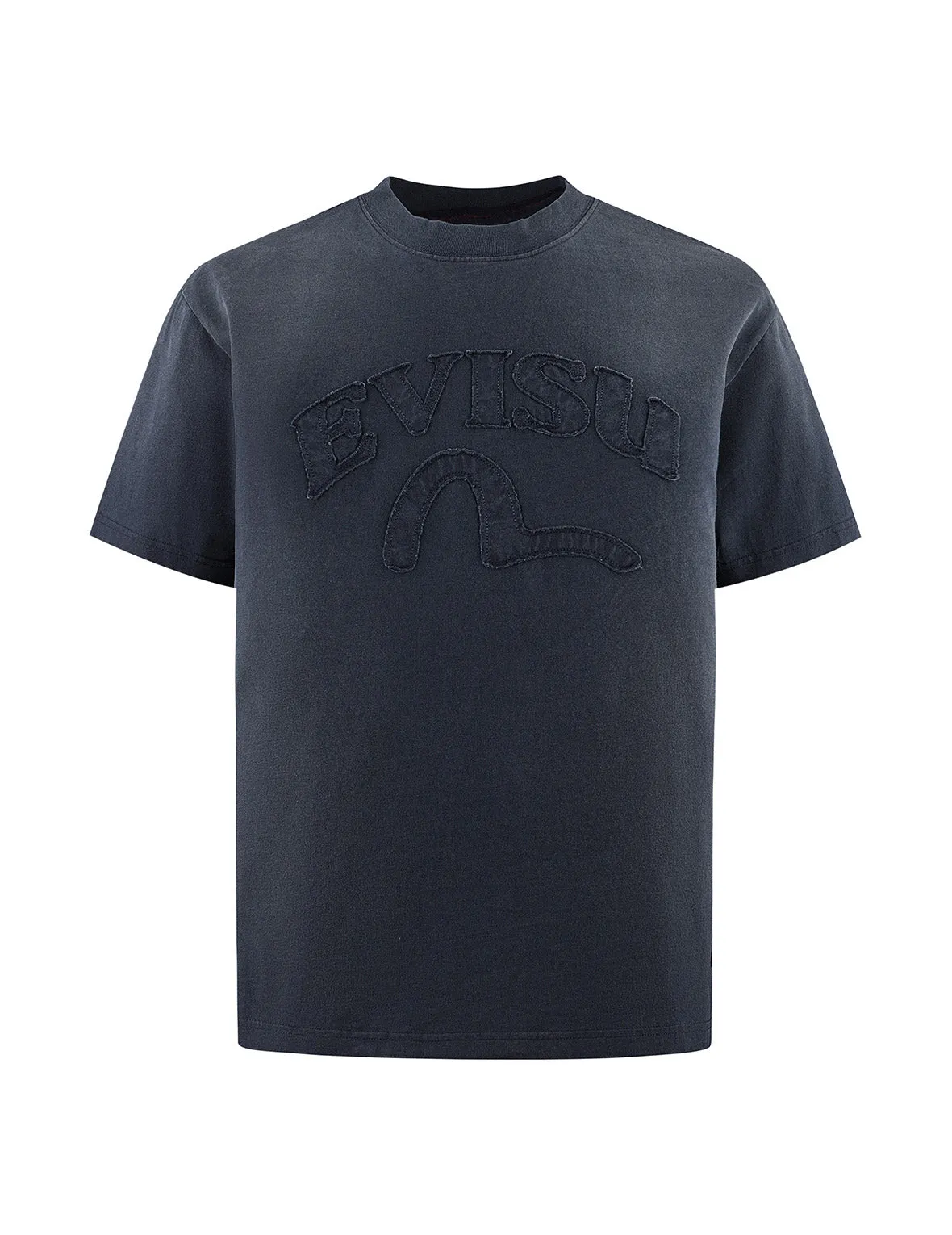 Seagull and Logo Appliqué Embroidery Relax Fit T-Shirt