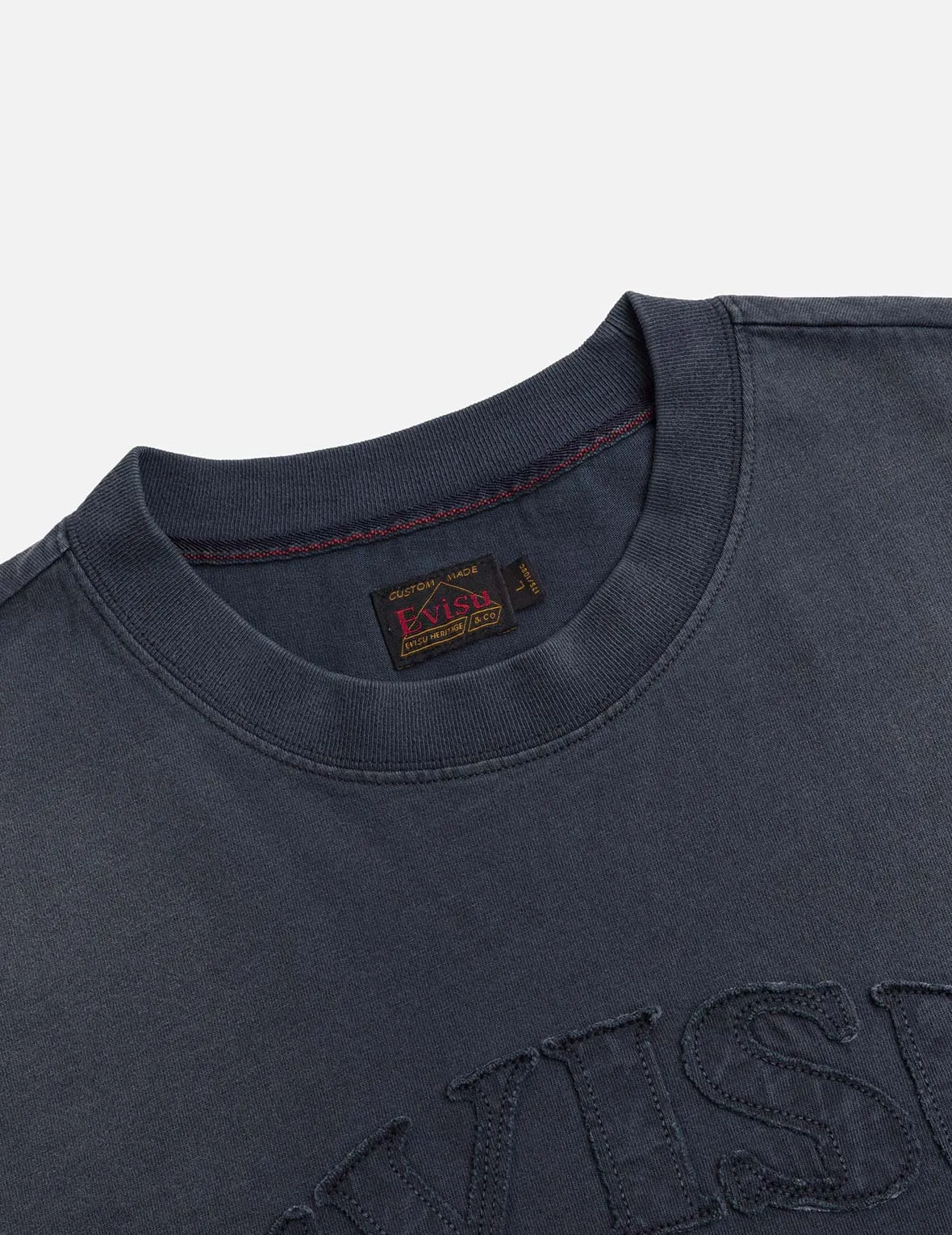 Seagull and Logo Appliqué Embroidery Relax Fit T-Shirt