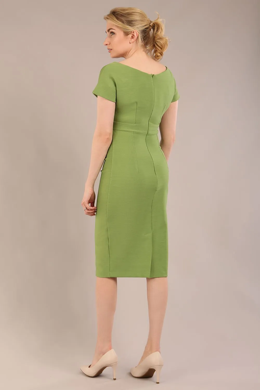 Seed Brooke Cap Sleeve Pencil Dress
