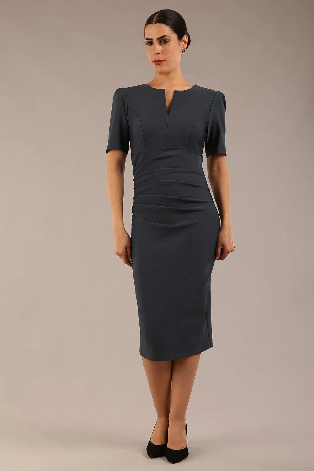 Seed Fitzrovia Short Sleeve Pencil Dress