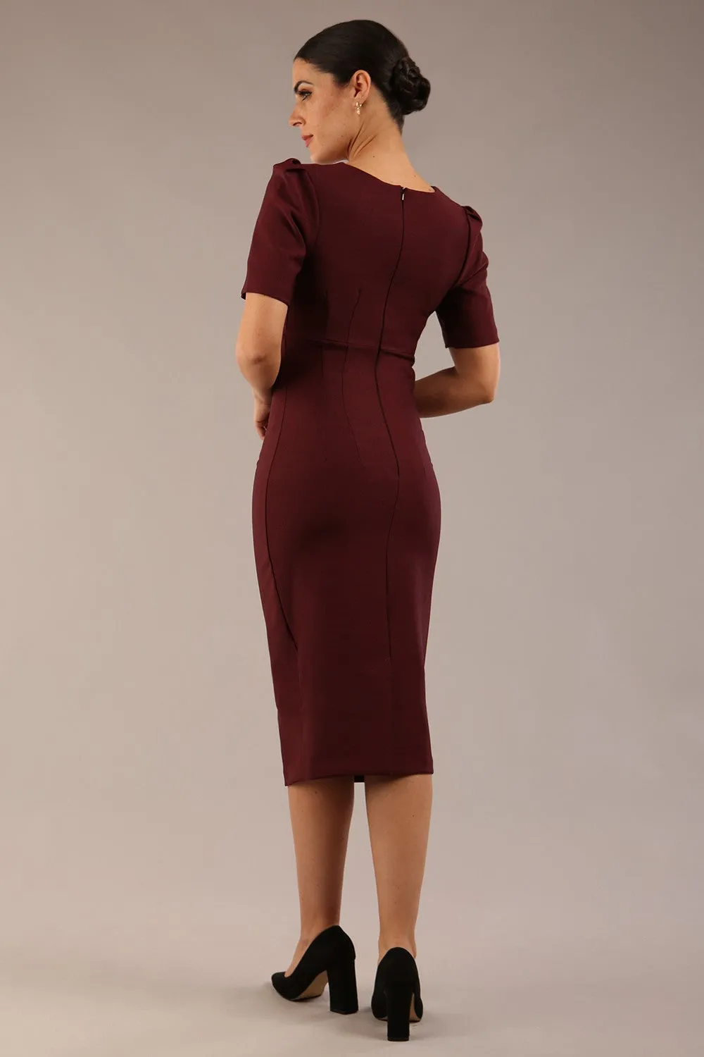 Seed Fitzrovia Short Sleeve Pencil Dress