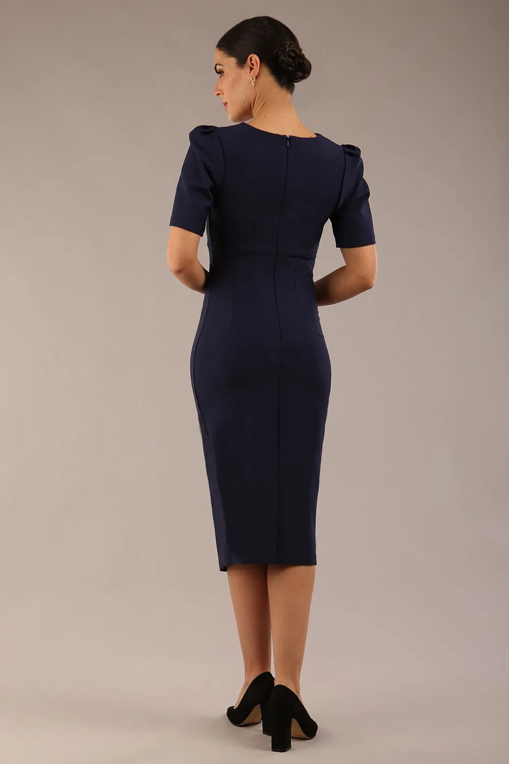 Seed Fitzrovia Short Sleeve Pencil Dress
