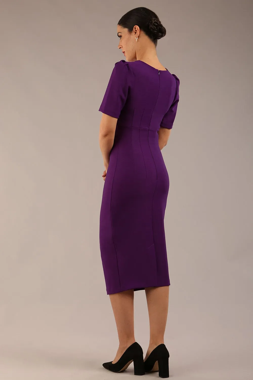 Seed Fitzrovia Short Sleeve Pencil Dress