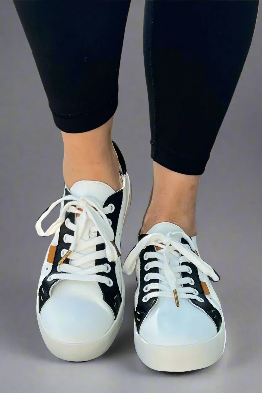 Shauna Sneaker - Black   White