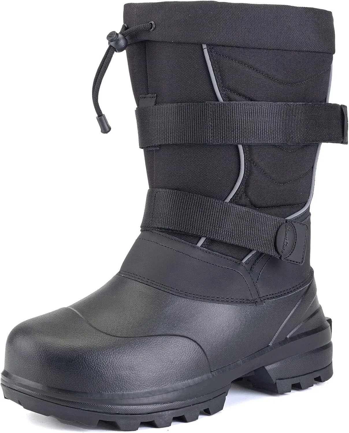 SILENTCARE Men's Insulated Waterproof Winter Warm Heavy Duty Snow Boots - Ultimate Comfort in Cold-Weatherr (Weight 3 Pounds)