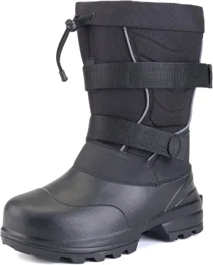 SILENTCARE Men's Insulated Waterproof Winter Warm Heavy Duty Snow Boots - Ultimate Comfort in Cold-Weatherr (Weight 3 Pounds)