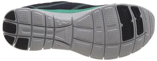 Skechers Flex Appeal Pretty City Womens Sneakers Navy/Aqua 7