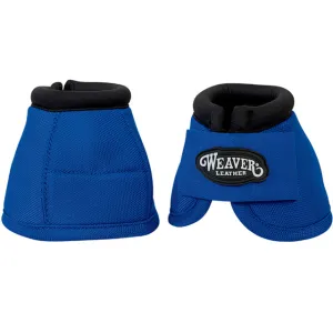 Small Weaver 2520D Ballistic Nylon No Turn Horse Leg Bell Boots Pair Blue