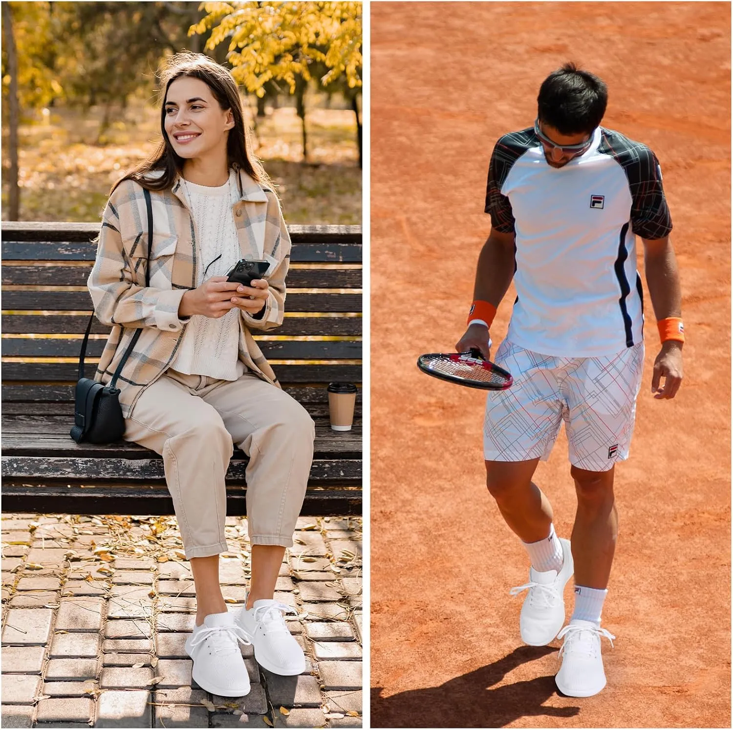 Sneakers for Women Men, Walking Shoes Tree Womens Runner Sneakers with Arch Support, Comfortable Lightweight Walking Sneakers, Non Slip Athletic Tennis Running Shoes for Gym Workout Yoga Walking