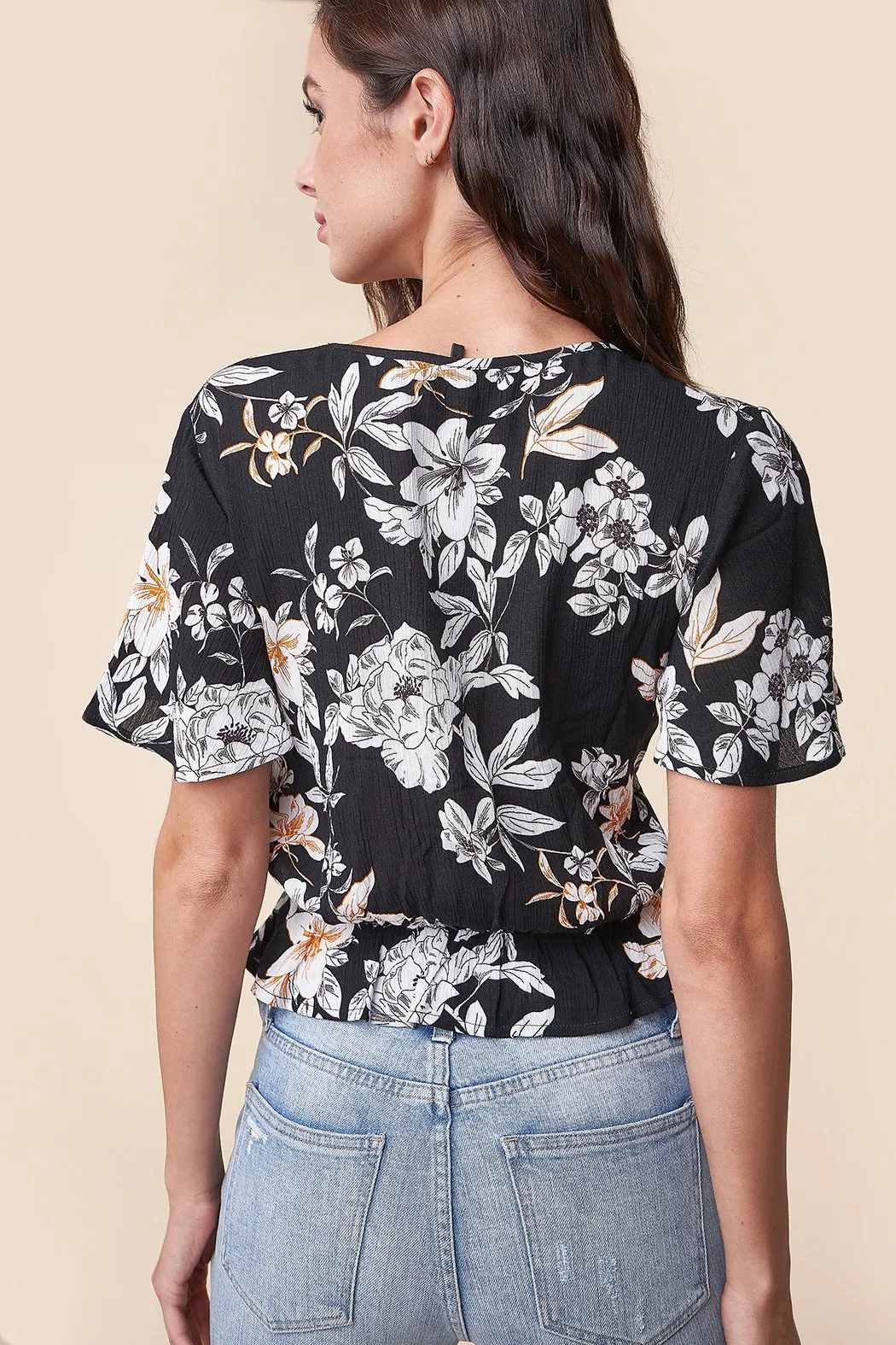 Starlett Floral Crop Top