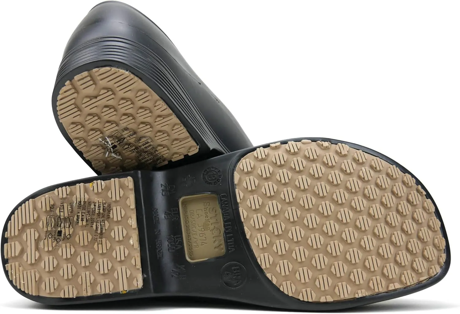 Sticky Men's Professional Waterproof Non-Slip Comfortable Pro/Work Shoes - White, Size: US Men's Adult