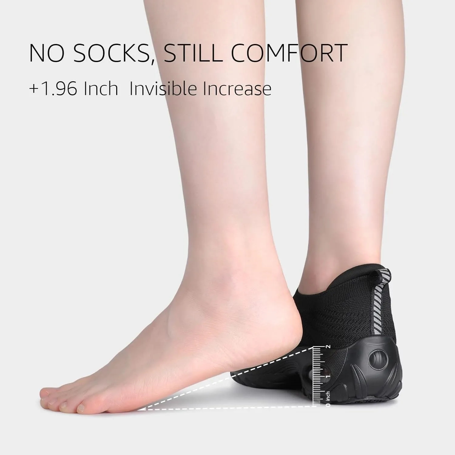 STQ Walking Shoes for Women Slip On Shoes with Arch Support Lightweight Air Cushioned Sock Sneakers