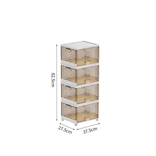 Stylish Stackable Plastic Shoe Boxes